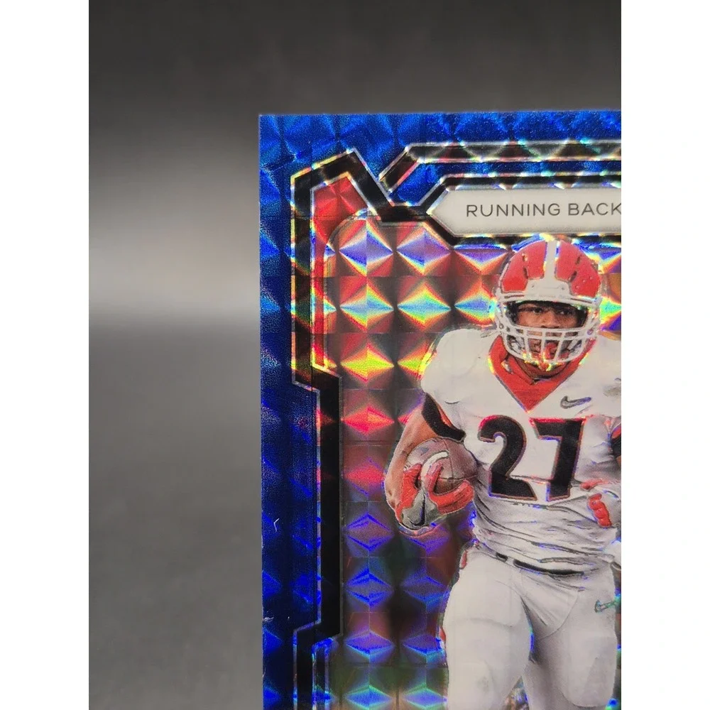 2024 Panini Prizm Draft Nick Chubb #29 Blue Mosaic Prizm /89 Browns Texans